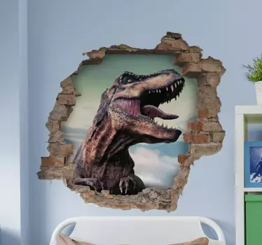 Wandtattoo Kinderzimmer mit Realistischer Dinosaurier - TenStickers