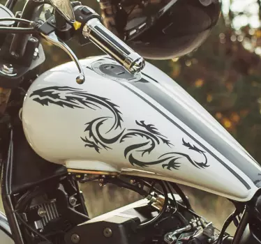 Motorrad Aufkleber schlangenartiger Drache - TenStickers
