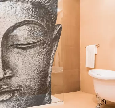 Wasserfeste Folie für Dusche Buddha-Figur - TenStickers