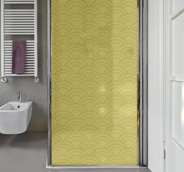 Duschkabinen Folie Pantone-muster beleuchten - TenStickers