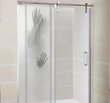 Wasserfeste Folie für Dusche vertiefte Figur - TenStickers