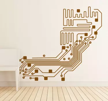 Elektronische Schaltung Aufkleber - TenStickers
