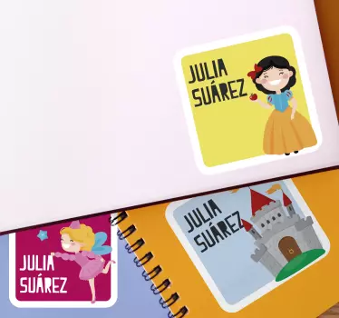 Etiketten für notizbücher märchenwandtattoo - TenStickers