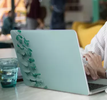Eukalyptus Pflanze Laptop Sticker - TenStickers
