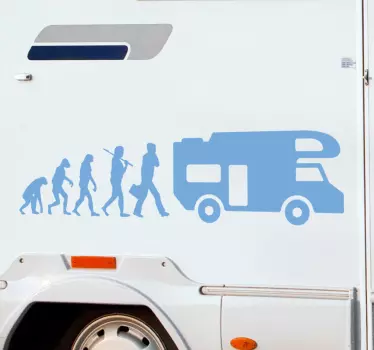 Wohnwagen Evolution Wohnmobil Aufkleber - TenStickers