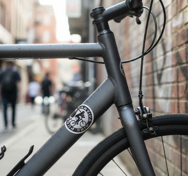 Fahrrad aufkleber antifa statement - TenStickers