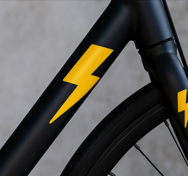 Fahrrad Aufkleber blitzdesign - TenStickers