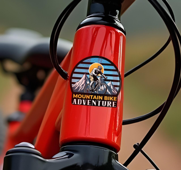 Fahrrad Aufkleber fahrradabenteuer - TenStickers