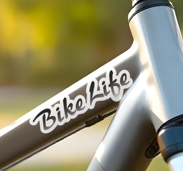 Fahrrad Aufkleber Fahrradlebenstext - TenStickers