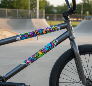 Fahrrad aufkleber für teenager stickerbombing - TenStickers