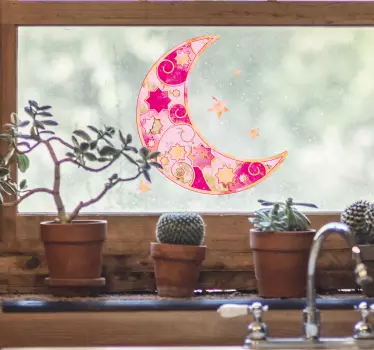 Fenster Sticker Vintage glasmalerei - TenStickers