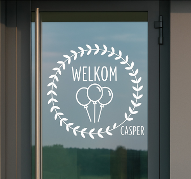 Fensteraufkleber für festliche eingänge - TenStickers