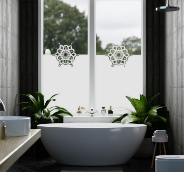 Fensteraufkleber mandala-design - TenStickers