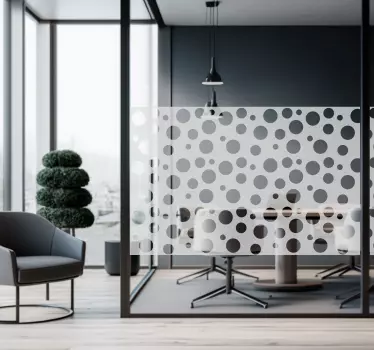 Fensteraufkleber transparente Kreise - TenStickers