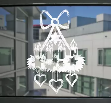 Aufkleber Adventskranz - TenStickers