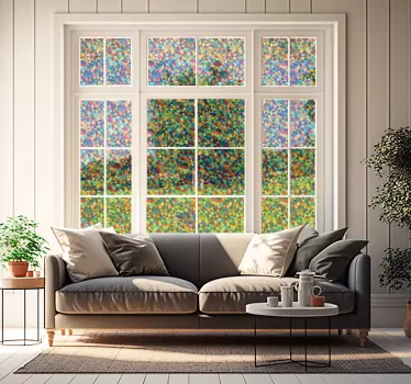 Fensteraufkleber transluzentes Mosaikmuster - TenStickers