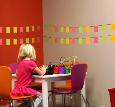 Festliche Bordüre Kinder - TenStickers