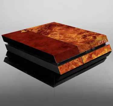 Feuer Playstation Aufkleber - TenStickers