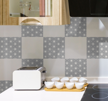 Fliesenaufkleber geometrische formfliesen - TenStickers