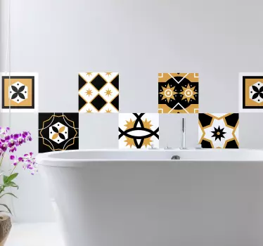 Fliesenaufkleber geometrische mustersammlung - TenStickers
