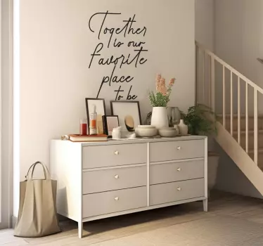 Wandtattoo Flur Lieblingsort - TenStickers