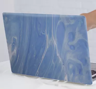 Folie blauer marmoreffekt - TenStickers