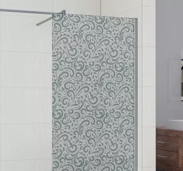 Folie duschkabine mit eleganter drehkomponente - TenStickers