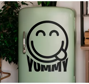 Folie kühlschrank für fröhliche lebensmittelgestaltung - TenStickers