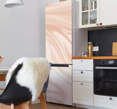 Folie kühlschrank in elegantem marmor-effekt - TenStickers