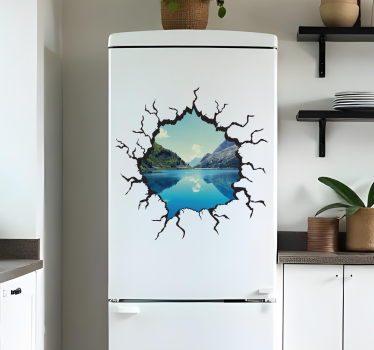 Folie Kühlschrank loch - TenStickers