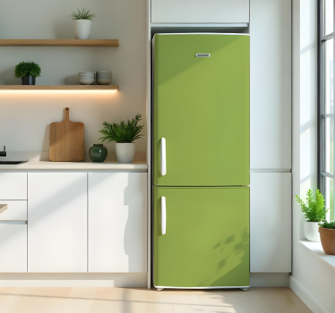 Kühlschrank Folie voll grün - TenStickers
