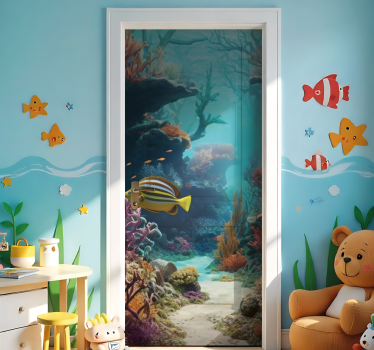 Folie tür ozean für das kinderzimmer - TenStickers