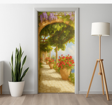 Folie Tür provence-ansichten-design - TenStickers