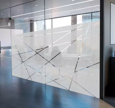 Fensteraufkleber linien für Büro - TenStickers