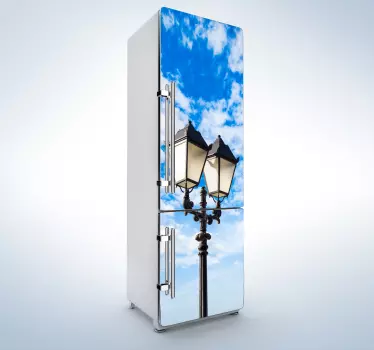 Origineller Aufkleber Laterne Himmel Kühlschrank - TenStickers