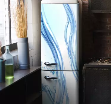 Frischwasser kühlschrank wrap - TenStickers