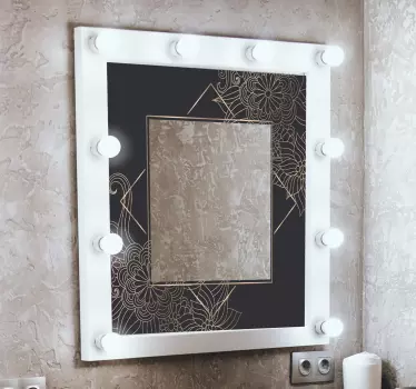 Frühlingsblumen spiegeln aufkleber wider - TenStickers