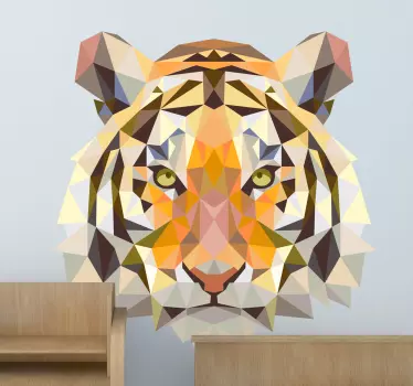 Wandtattoo Wohnzimmer Tiger - TenStickers