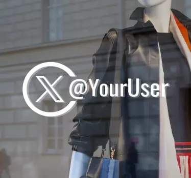 Twitter Symbol Aufkleber für Ihr Geschäft - TenStickers