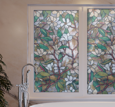 Buntglas Fensterfolie - TenStickers