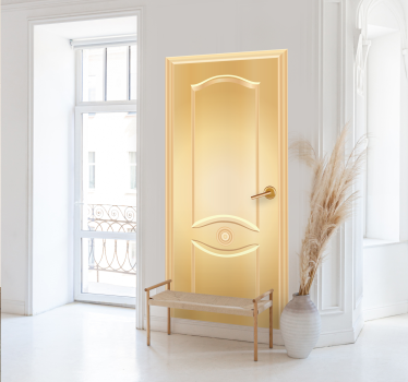Goldene Tür Aufkleber - TenStickers