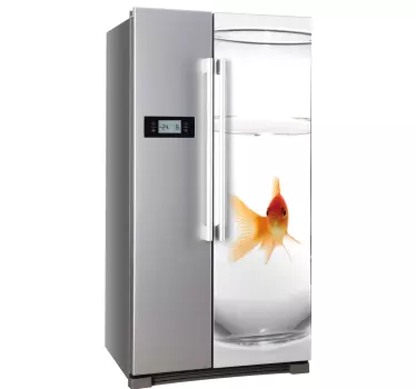 Goldfisch Kühlschrank Folie - TenStickers
