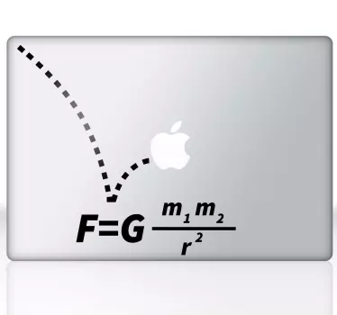 Gravitation Formel iPad MacBook Aufkleber - TenStickers
