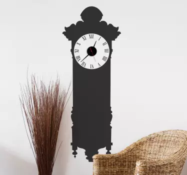 Große Wanduhr Aufkleber - TenStickers