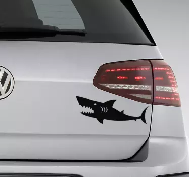 Autoaufkleber Haifisch Silhouette - TenStickers