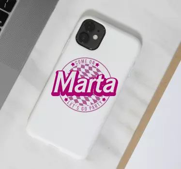 Sticker Iphone let's go party! - TenStickers