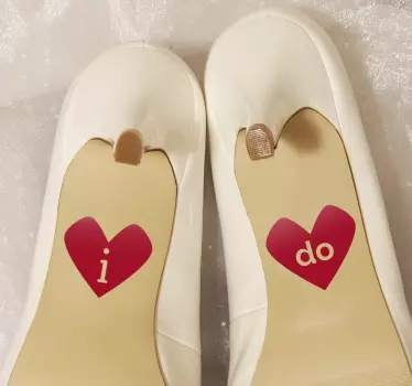 Hochzeitsaukfleber Schuhe i do - TenStickers