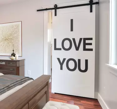 I love you Aufkleber - TenStickers
