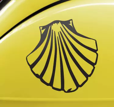 Jakobsmuschel Motorrad Aufkleber - TenStickers