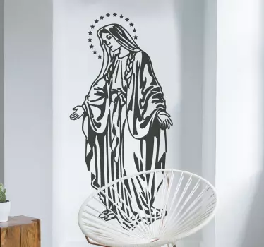 Jungfrau Maria Sticker - TenStickers